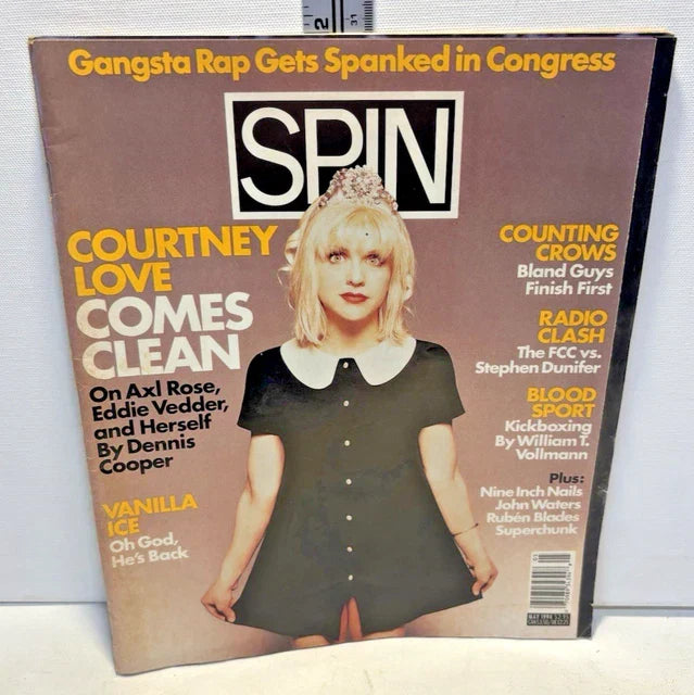 Spin Magazine cover from 1994 with Courtney Love